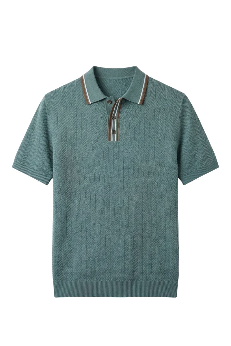 The Mayfair Textured Polo
