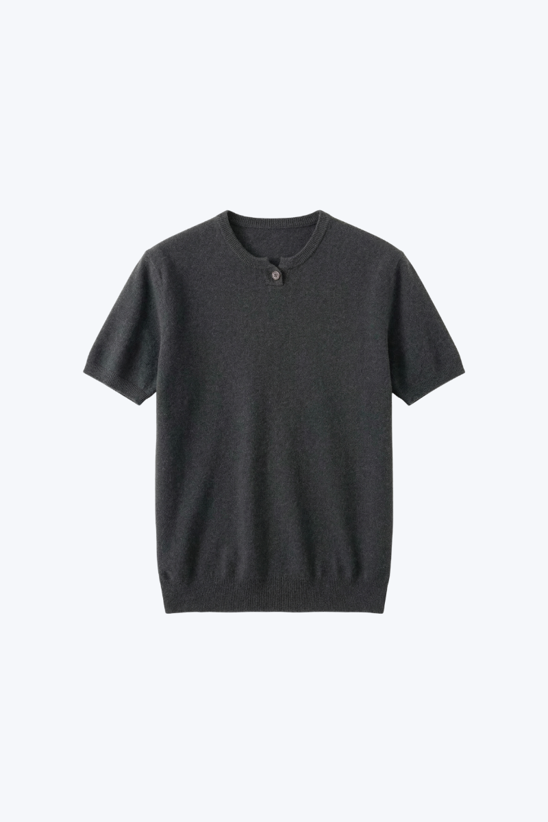 Men’s 100% Merino Wool Knitted T-Shirt