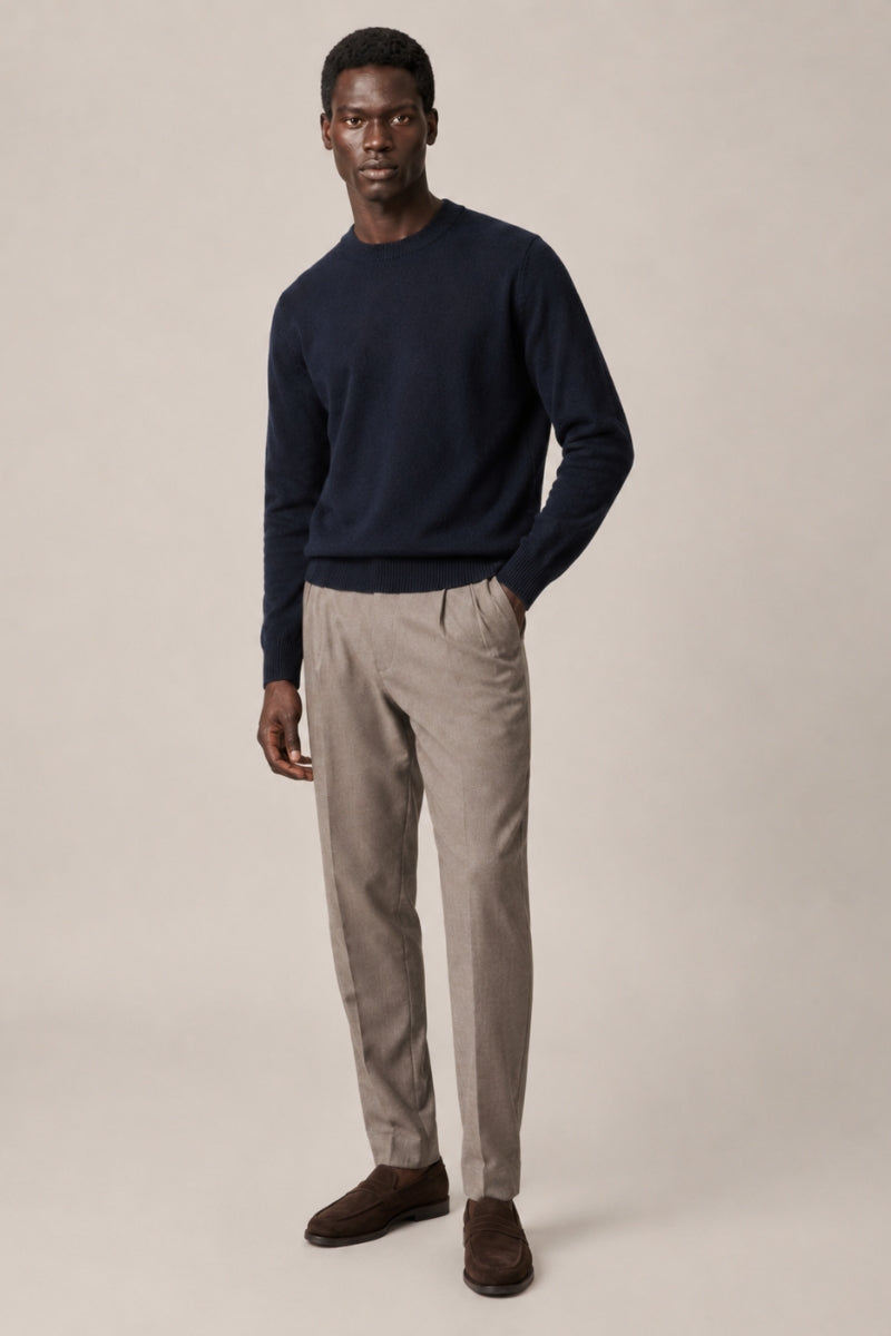 Men’s 100% Cashmere Crew Neck Jumper