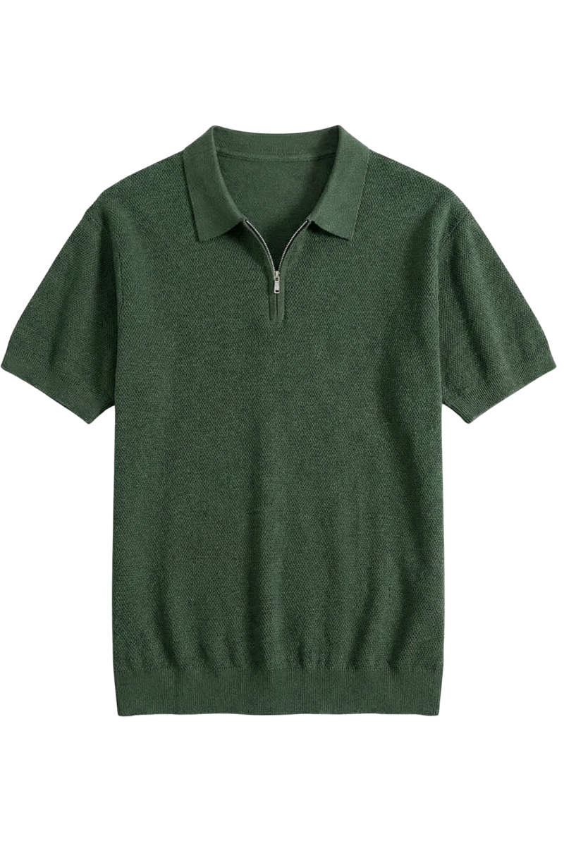 The Eton Zip Polo