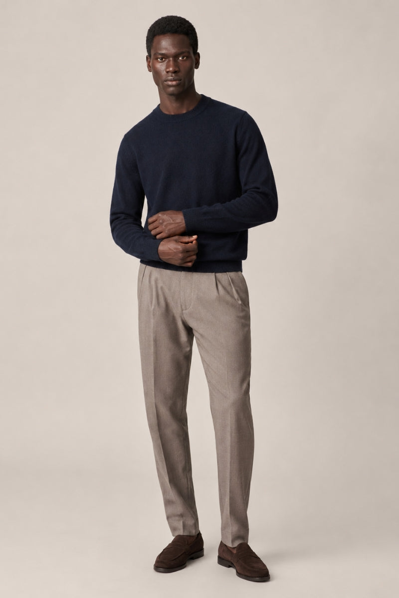Men’s 100% Cashmere Crew Neck Jumper