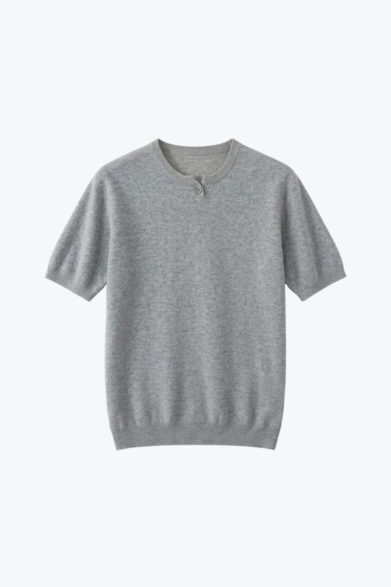 Men’s 100% Merino Wool Knitted T-Shirt