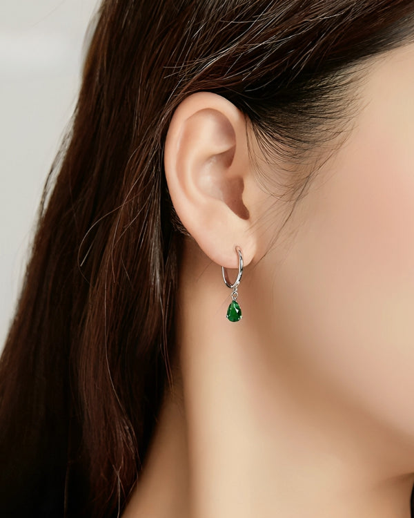 Emerald LaV Earring