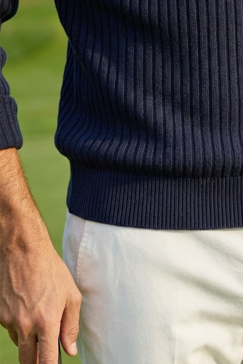 The Carlisle Zip Polo